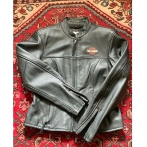 Harley Davidson Women’s M Leather Riding Jacket